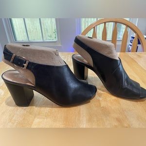 Antonio Melani Corinea Leather Block Heels